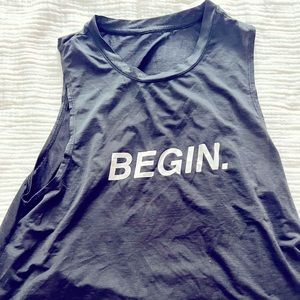 Spiritual gangster rayon sleeveless yoga top